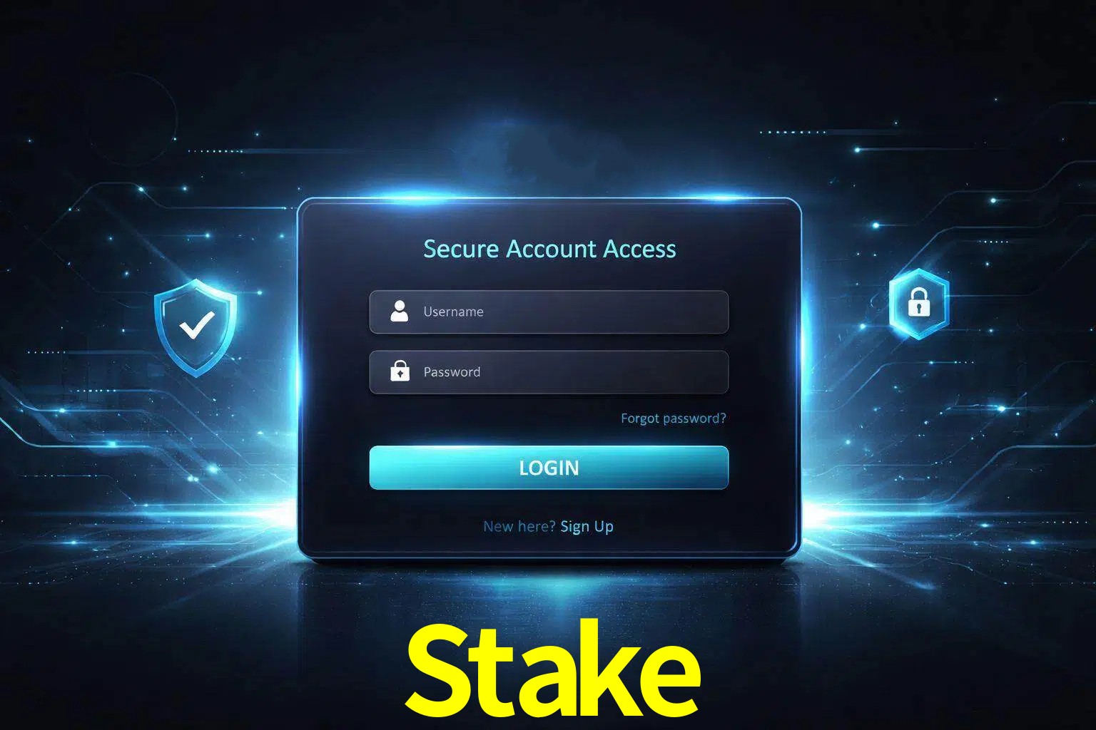 Pantalla de inicio de sesión de cuenta Stake para usuarios en México