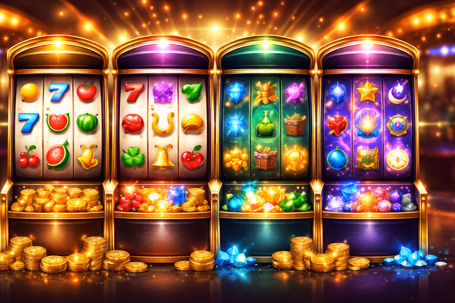 Tragamonedas destacadas y categorías de carretes Stake
